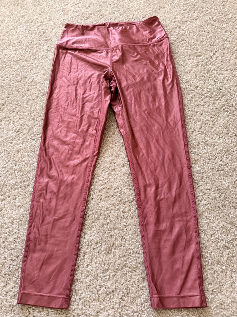 Zella Rose-Mauve High-Waist Leggings